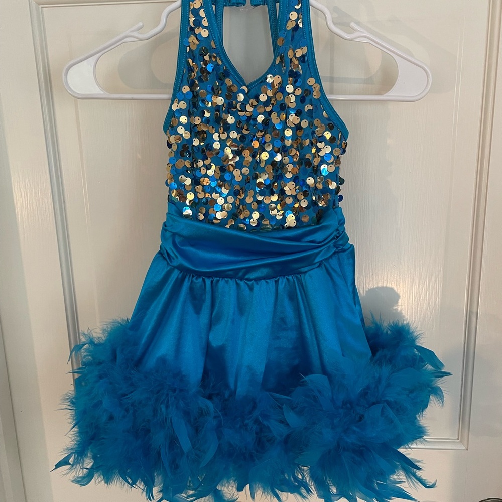 Weissman Feathered Dance Costume